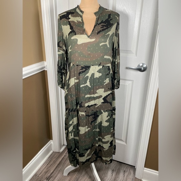 Vilagallo CAMOUFLAGE Dress Size 8 - Picture 5 of 7